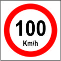 حداکثر سرعت 100 کیلومتر در ساعت